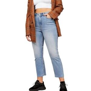 Free People We The Free CRVY High-Rise Vintage Stovepipe Jeans size 31